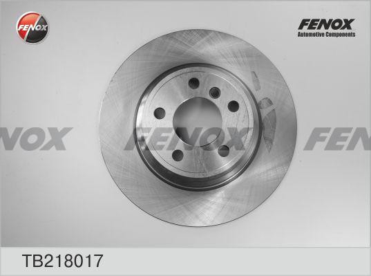 ДИСК ТОРМОЗНОЙ ЗАДНИЙ TB218017 FENOX