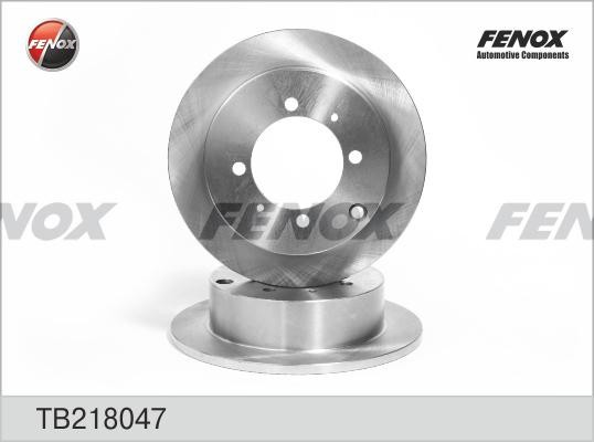 ДИСК ТОРМОЗНОЙ ЗАДНИЙ TB218047 FENOX