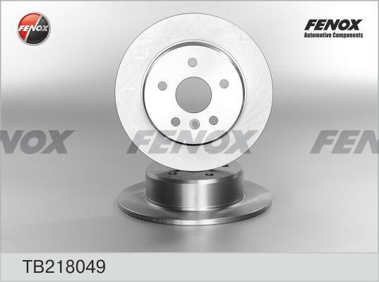 ДИСК ТОРМОЗНОЙ ЗАДНИЙ TB218049 FENOX