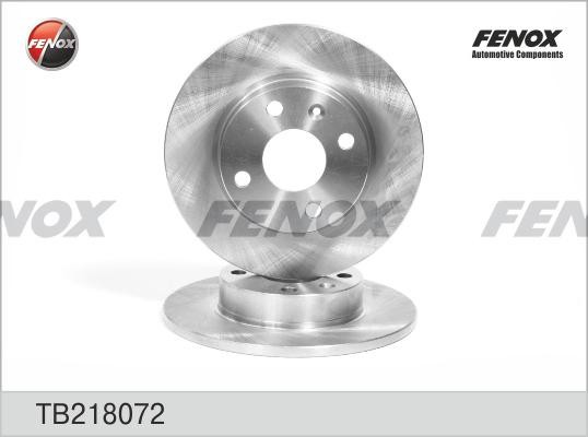 ДИСК ТОРМОЗНОЙ ЗАДНИЙ TB218072 FENOX