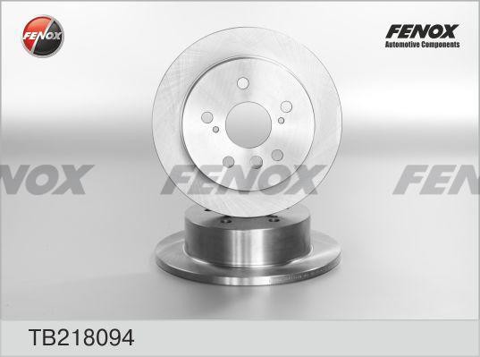 ДИСК ТОРМОЗНОЙ ЗАДНИЙ TB218094 FENOX