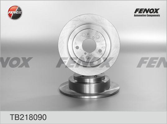 ДИСК ТОРМОЗНОЙ ЗАДНИЙ TB218090 FENOX