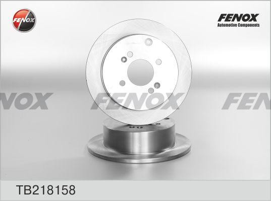 ДИСК ТОРМОЗНОЙ ЗАДНИЙ TB218158 FENOX