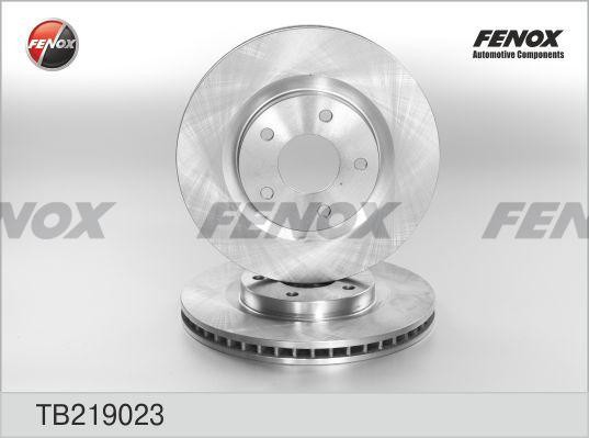 ДИСК ТОРМОЗНОЙ ПЕРЕДНИЙ TB219023 FENOX