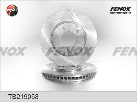 ДИСК ТОРМОЗНОЙ ПЕРЕДНИЙ TB219058 FENOX