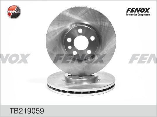 ДИСК ТОРМОЗНОЙ ПЕРЕДНИЙ TB219059 FENOX