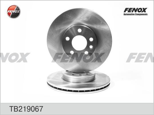 ДИСК ТОРМОЗНОЙ ПЕРЕДНИЙ TB219067 FENOX