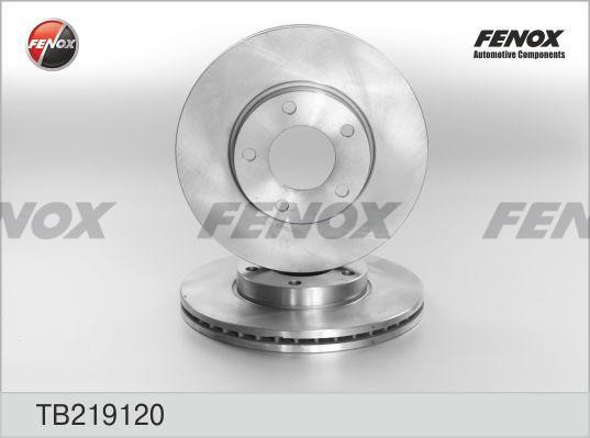 ДИСК ТОРМОЗНОЙ ПЕРЕДНИЙ TB219120 FENOX
