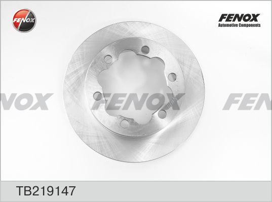 ДИСК ТОРМОЗНОЙ ЗАДНИЙ TB219147 FENOX
