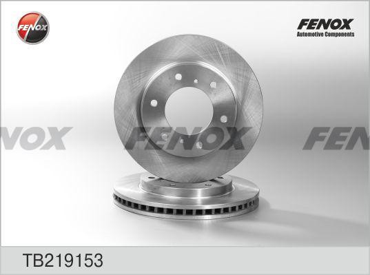 ДИСК ТОРМОЗНОЙ ПЕРЕДНИЙ TB219153 FENOX