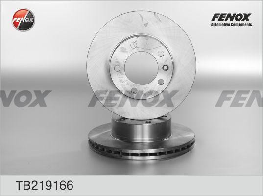 ДИСК ТОРМОЗНОЙ ПЕРЕДНИЙ TB219166 FENOX