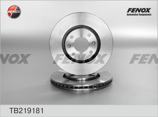 ДИСК ТОРМОЗНОЙ ПЕРЕДНИЙ TB219181 FENOX