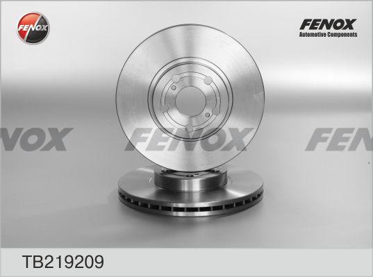 ДИСК ТОРМОЗНОЙ ПЕРЕДНИЙ TB219209 FENOX
