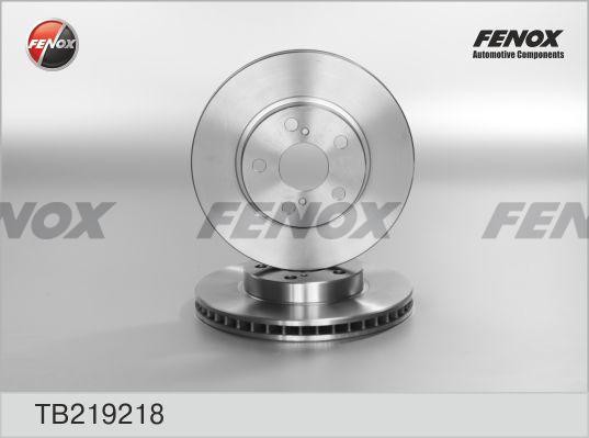 ДИСК ТОРМОЗНОЙ ПЕРЕДНИЙ TB219218 FENOX