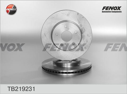 ДИСК ТОРМОЗНОЙ ПЕРЕДНИЙ TB219231 FENOX