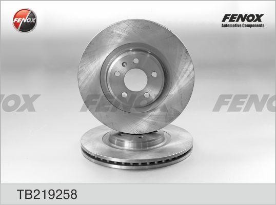 ДИСК ТОРМОЗНОЙ ПЕРЕДНИЙ TB219258 FENOX