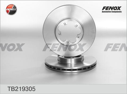 ДИСК ТОРМОЗНОЙ ПЕРЕДНИЙ TB219305 FENOX