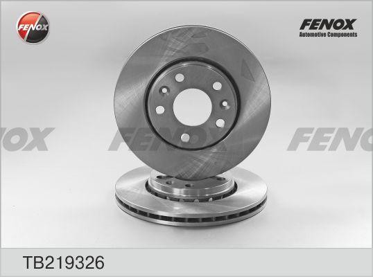ДИСК ТОРМОЗНОЙ ПЕРЕДНИЙ TB219326 FENOX