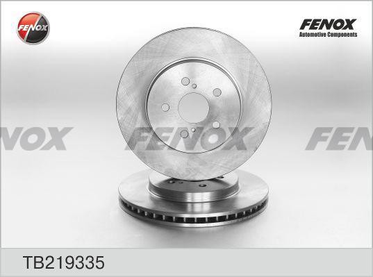 ДИСК ТОРМОЗНОЙ ПЕРЕДНИЙ TB219335 FENOX