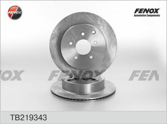 ДИСК ТОРМОЗНОЙ ЗАДНИЙ TB219343 FENOX