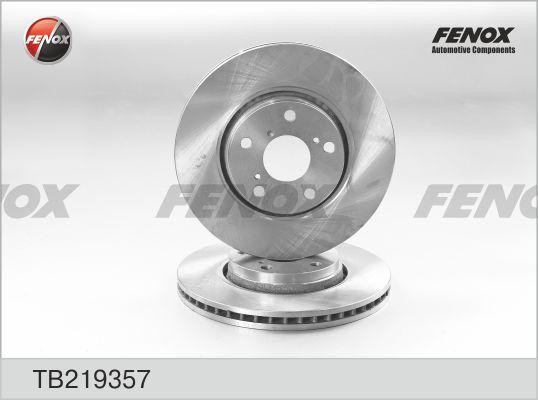 ДИСК ТОРМОЗНОЙ ПЕРЕДНИЙ TB219357 FENOX