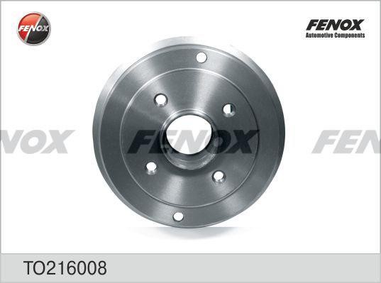 БАРАБАН ТОРМОЗНОЙ ЗАДНИЙ TO216008 FENOX