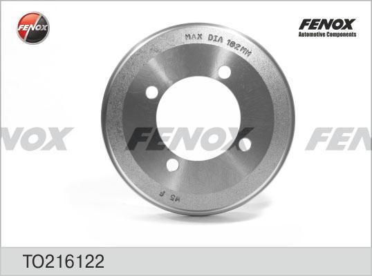 БАРАБАН ТОРМОЗНОЙ TO216122 FENOX