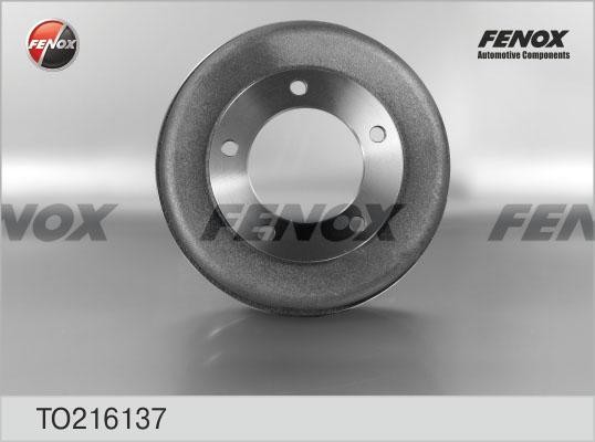 БАРАБАН ТОРМОЗНОЙ TO216137 FENOX