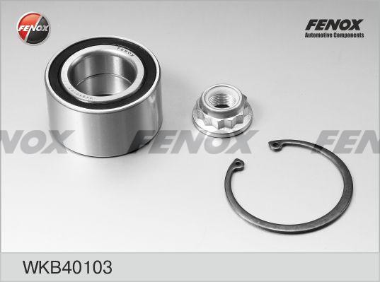 КОМПЛЕКТ ПОДШИПНИКОВ СТУПИЦЫ ПЕРЕДНЕЙ/ЗАДНЕЙ WKB40103 FENOX
