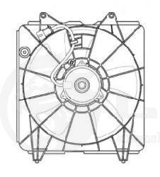 Электровентилятор кондиционера в сборе
