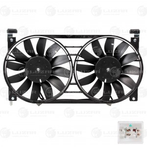 Электровентилятор охлаждения c кожухом (спарка) LFK01225 LUZAR