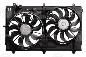 Электровентилятор охлаждения c кожухом (спарка) LFK1162 LUZAR