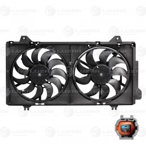 Электровентилятор охлаждения c кожухом (спарка) LFK 2570 LUZAR