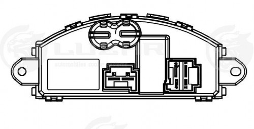 Резистор электровентилятора отопителя