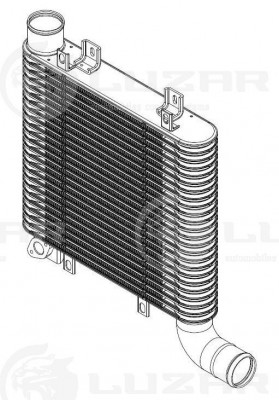 Охладитель наддувочного воздуха (интеркулера) LRIC0878 LUZAR