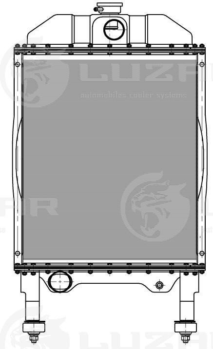 Радиатор охлаждения алюминиевый