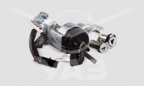 Замок зажигания с личинками