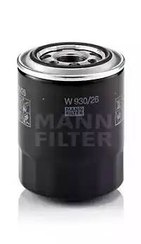 Фильтр масляный двигателя W93026 MANN FILTER