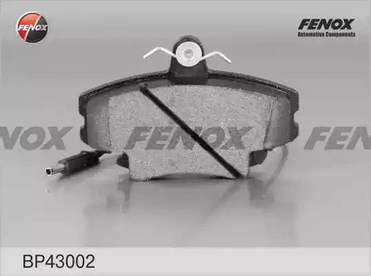 КОЛОДКИ ТОРМОЗНЫЕ ДИСКОВЫЕ ПЕРЕДНИЕ BP43002 FENOX