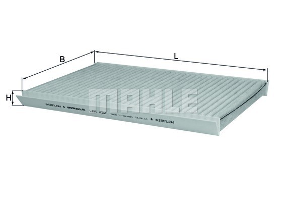 Фильтр салона LAK422 MAHLE
