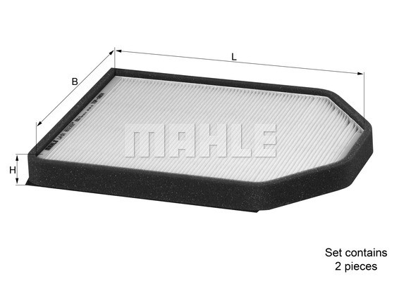 Фильтр салона LA51/S MAHLE