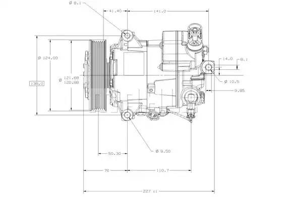 Фильтр салона LA230 MAHLE