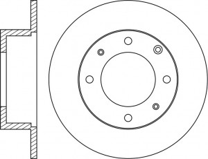Диск тормозной RN1158 NIBK