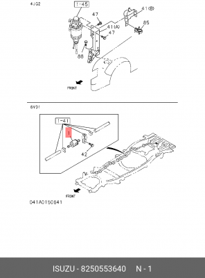 Фильтр топливный 8-25055-364-0 ISUZU