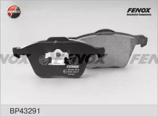 КОЛОДКИ ТОРМОЗНЫЕ ДИСКОВЫЕ ПЕРЕДНИЕ BP43291 FENOX