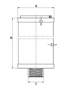 Фильтр воздушный CF 15 136 MANN FILTER