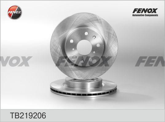 ДИСК ТОРМОЗНОЙ ПЕРЕДНИЙ TB219206 FENOX