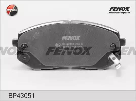 КОЛОДКИ ТОРМОЗНЫЕ ДИСКОВЫЕ ПЕРЕДНИЕ BP43051 FENOX