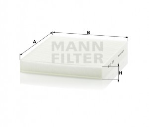 Фильтр салона CU2545 MANN FILTER