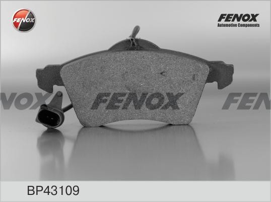 КОЛОДКИ ТОРМОЗНЫЕ ДИСКОВЫЕ ПЕРЕДНИЕ BP43109 FENOX